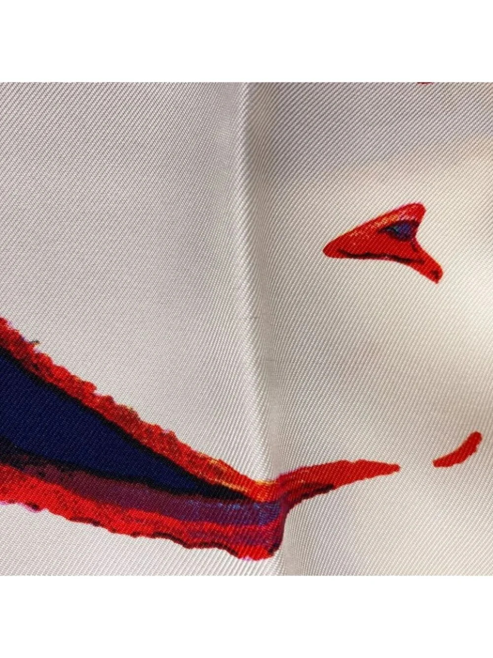 Chanel CC Logo Human Motif Scarf Silk - Picture 10 of 11